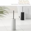 Stainless Steel Toilet Brush Set Deep Cleaning Toilet Cleaning Brush  Hotel