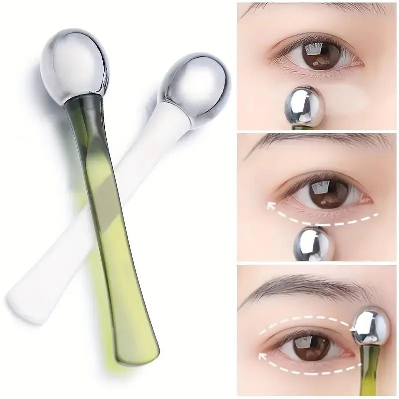 1pc Eye Massage Stick Eye Cream Applicator Makeup Skin Care Tools, Eye Cream Essence Absorption Introduction Stick Black Circle Eye Massage.