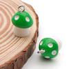 3D Resin Mushroom Pendant Charm for DIY Keychain & Bracelet Jewelry