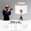 3PCS Double-Sided PVC Photo Backdrop Board 60x60cm Marble White Background for Product Photography Flat Lay Food Jewelry Shoot