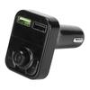 FM Transmitter Car Adapter Automatic Power Off Memory Colorful Ambient Light USB Charging Car