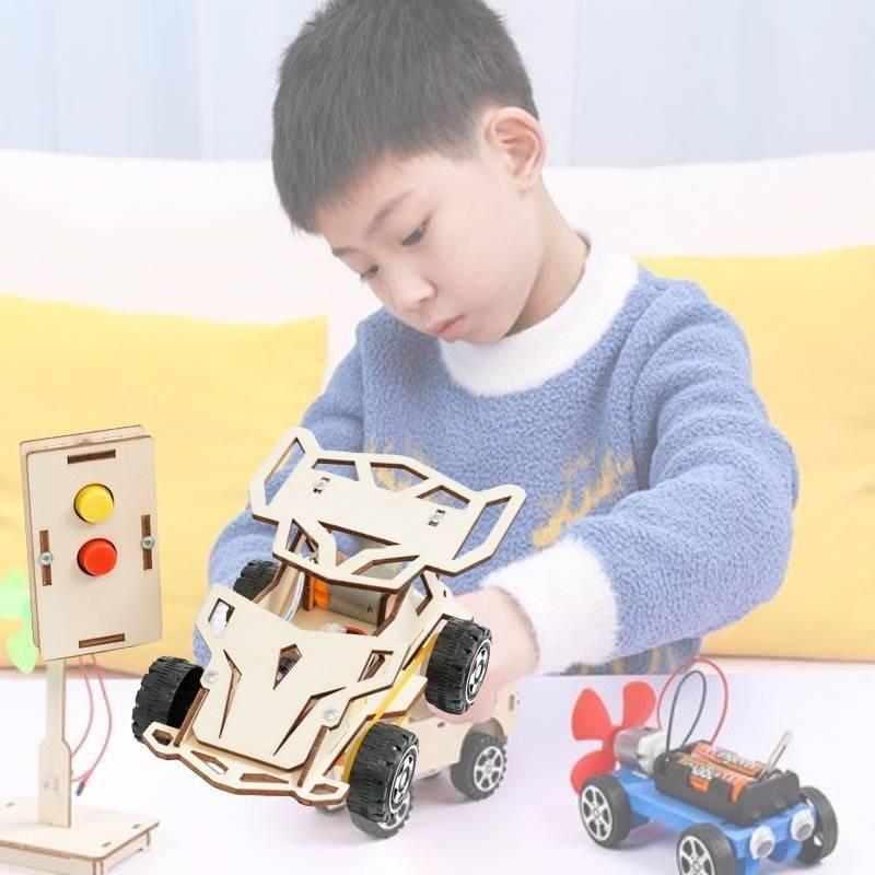 Educational Diy Handmade Wooden Assembly Model Toy For Kids Science Experiment