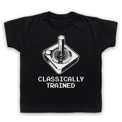 CLASSICALLY TRAINED JOYSTICK VIDEO GAME UNOFFICIAL KIDS CHILDS T-shirt