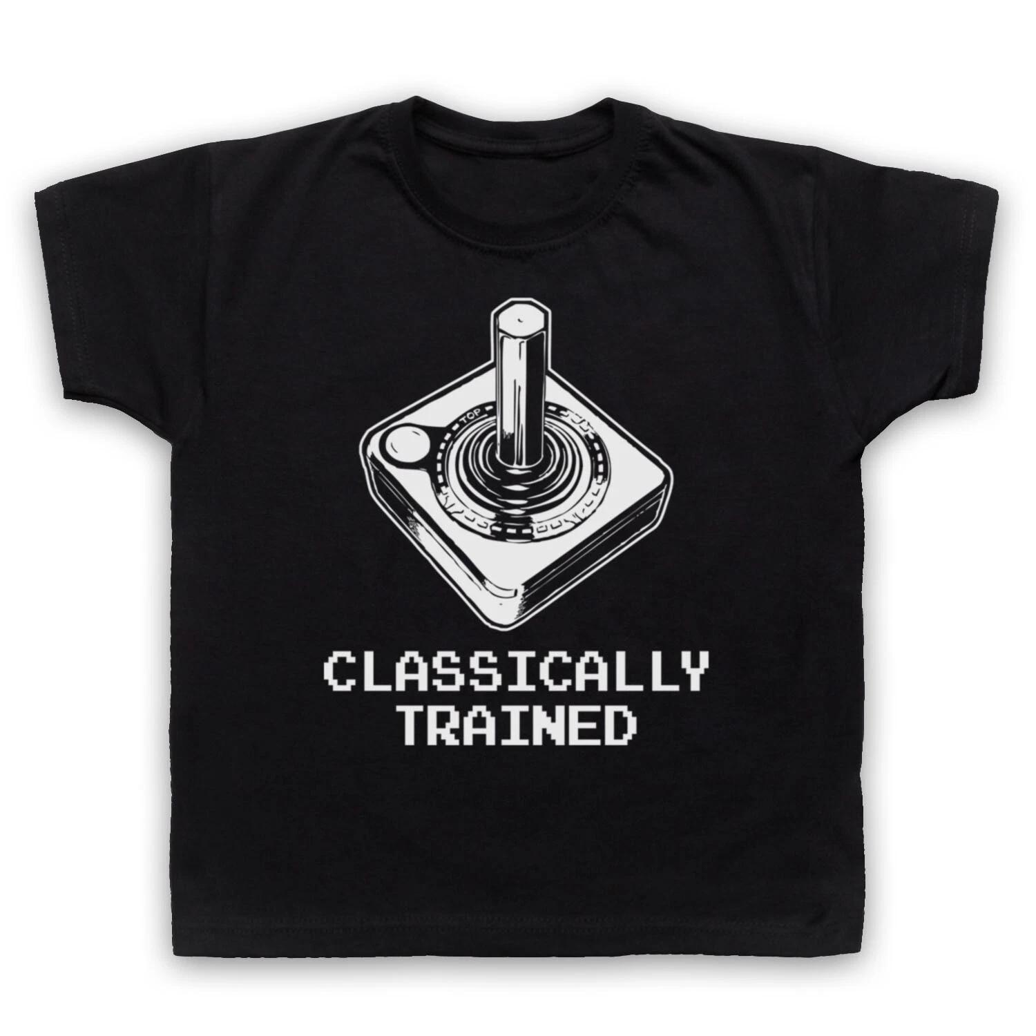 CLASSICALLY TRAINED JOYSTICK VIDEO GAME UNOFFICIAL KIDS CHILDS T-shirt 160