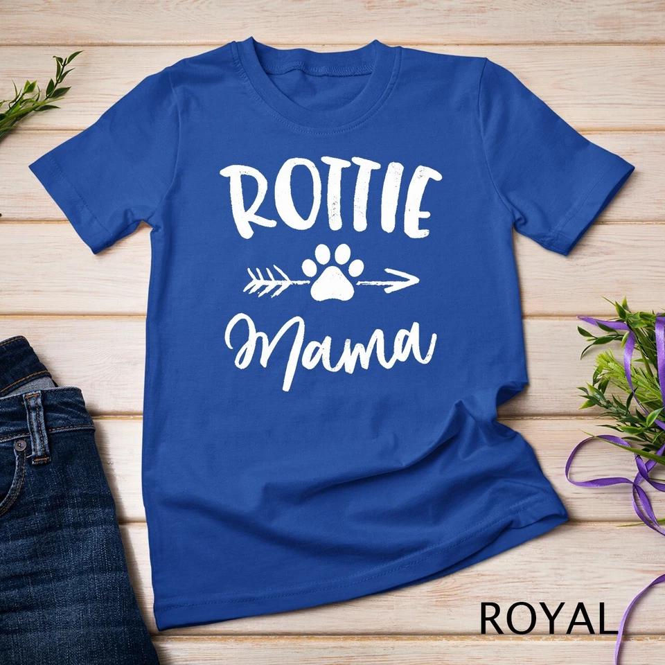 Rottie Mama Gifts Rottweiler Lover Owner Gifts Dog Mom Unisex T-shirt 8 S