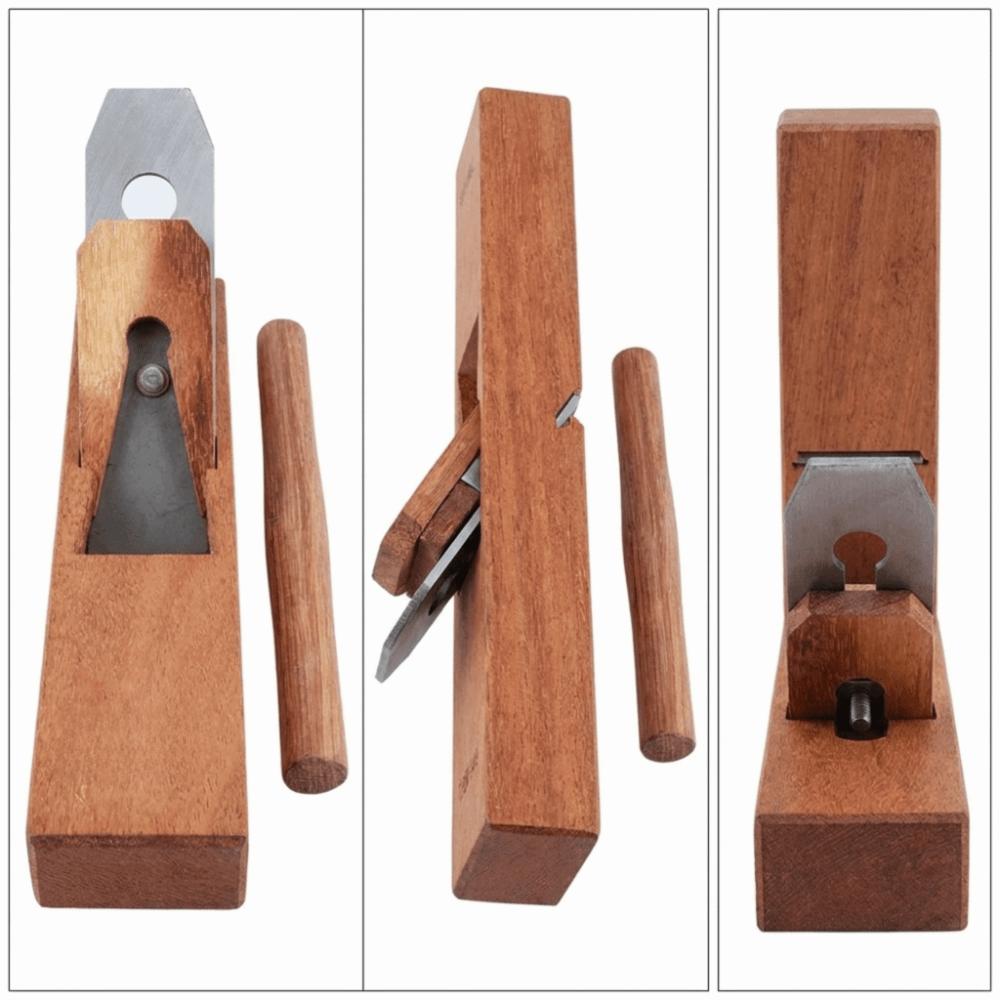 Wooden Woodworking Planer Portable Carpenter Tool Adjustable Hand Plane Woodworking