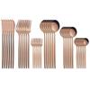 New 36Pcs Mint Gold Cutlery Set Western Silverware Stainless Steel Dinnerware Knife Fork Spoon Tableware Flatware Kitchen Wedding Accessories