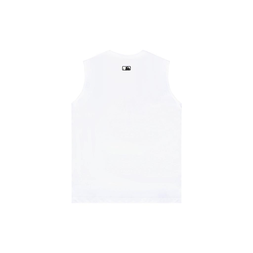 New MLB Mlb Base Logo Tank Tops Unisex White 3ATK01023-50WHS