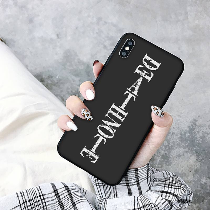 MaiYaCa Anime Manga Death Note Ryuk Phone Case for Iphone 13 11 12 Pro XS MAX 8 7 6 6S Plus X 5S SE 2020 XR Cover