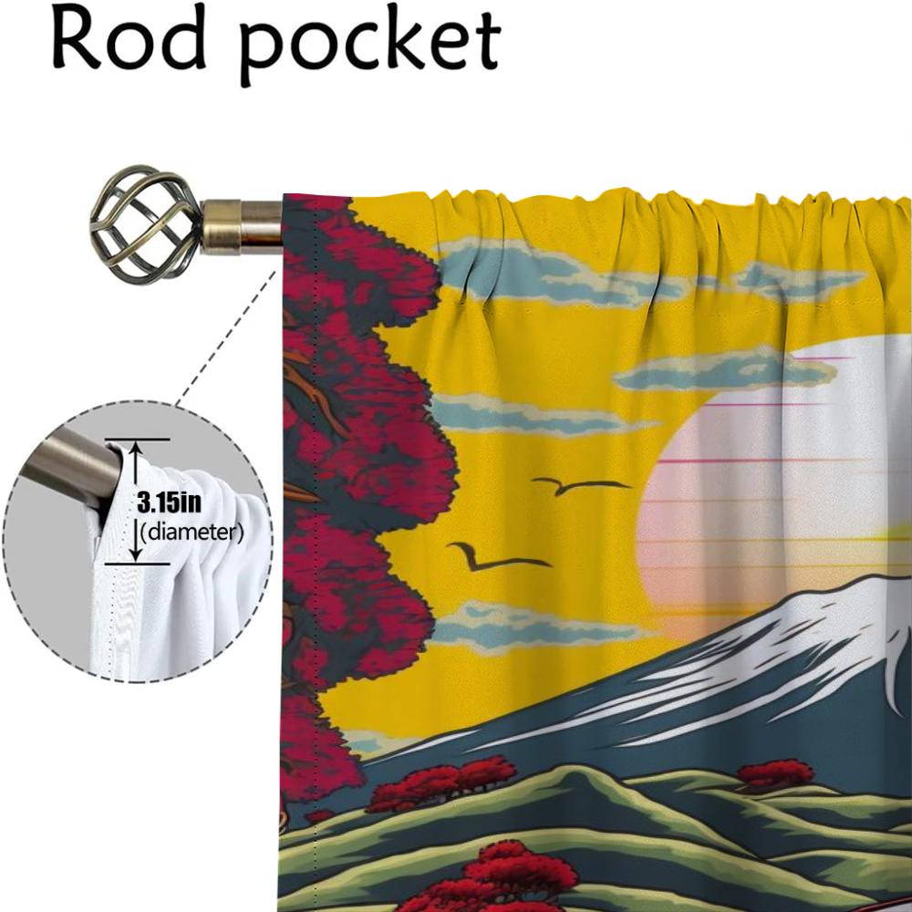 Car In the Sun Anti-mosquito Curtains for Camera Curtains Child Room Shades Partition Tulle for Bedroom Halloween Decoration
