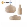 JOYINLED Modern Rattan Chandelier, Southeast Asian Style Hand Woven Bamboo Pendant Light Kitchen Island Dining Room Living Room