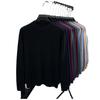 Men 100% Pure Wool Half Turtleneck Sweater, Warm Solid Knit Jumper for Autumn Winter Daily Wear