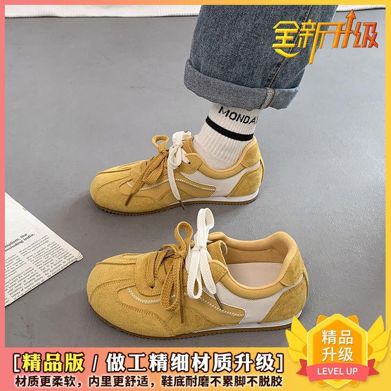 Retro flat-bottomed German training shoes women's spring and summer 2025 new casual breathable Forrest Gump shoes versatile casual single shoes women'