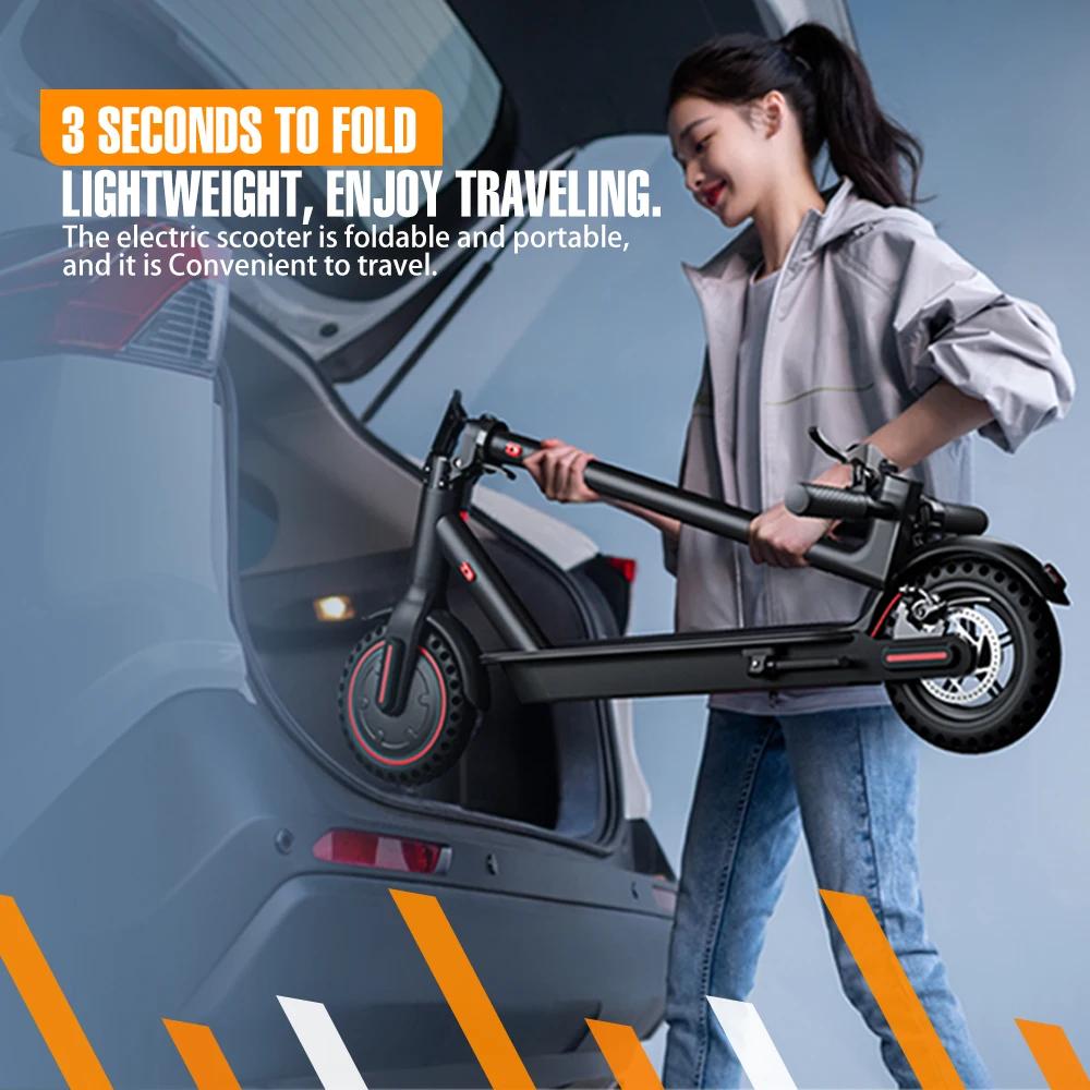 E-Scooter FREEBOY New J-03 Adult Electric Scooter 350W Foldable Escooter 36V10.4AH Battery Electric Skateboard 8.5 Inch Tire.