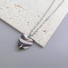 Delicate Glass Pendant Charm Choker Necklace Elegant Collar Chain Fashionable Neckwear Gift Jewelry for Girls Lady
