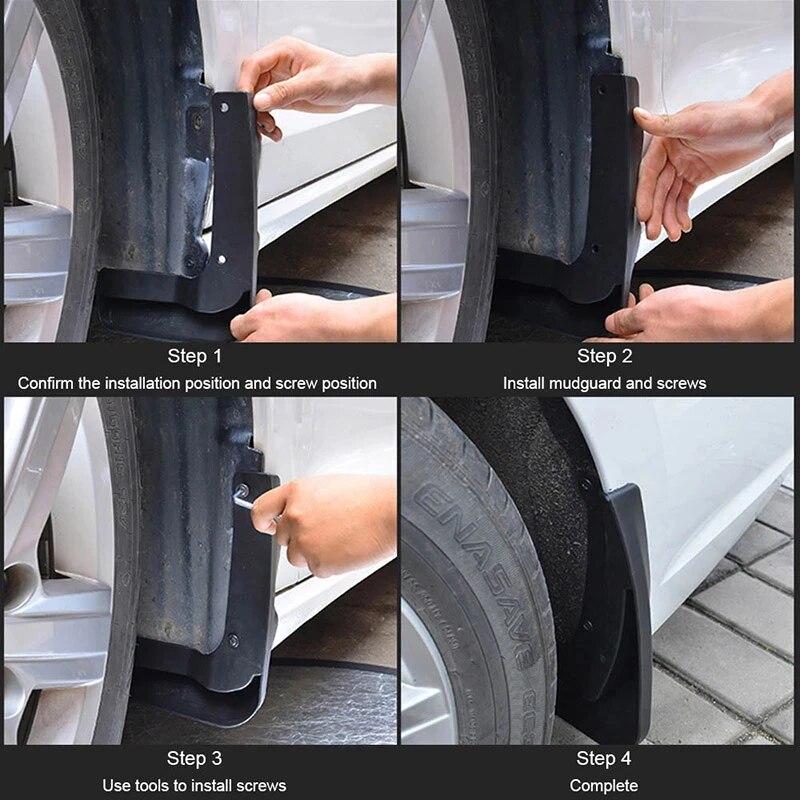 For BYD Tang EV DM DMI  2022 Mud Front Rear Anti-splash Upgrade Mudguards Fender Mudflap Car Accessories