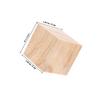 NOLITOY Set of 8 Unfinished Wood Blocks, 5cm Squares, for DIY Carving, Crafts, and Stamping