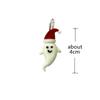 Cute Ghost Glass Pendant Mini Christmas Devil Charm DIY Craft Supplies for Handmade Lovers Idea Holiday Gift New Year Xmas Decor
