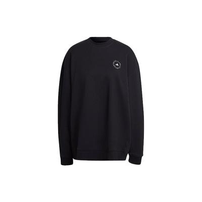 Round Neck Pullover Sweatshirt Women Tops Black HD9133