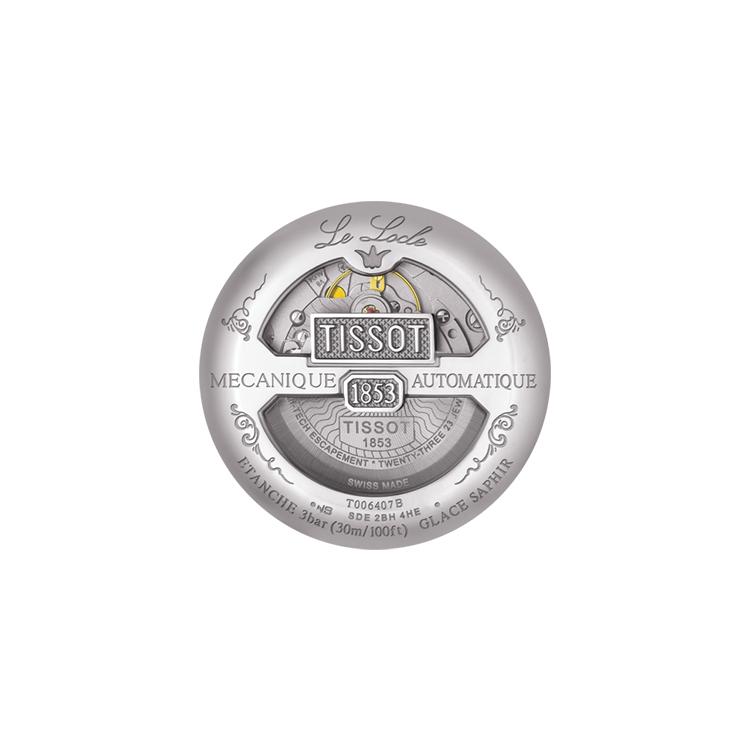 TISSOT Le Locle Collection Automatic Mechanical Movement Unisex Watch 25.3mm Silver Dial Steel Watch Case T0064071105300+T41118333