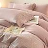 Luxury Embroidered Cotton Bedding Set: Breathable Hotel-Style Duvet Cover & Bed Sheets