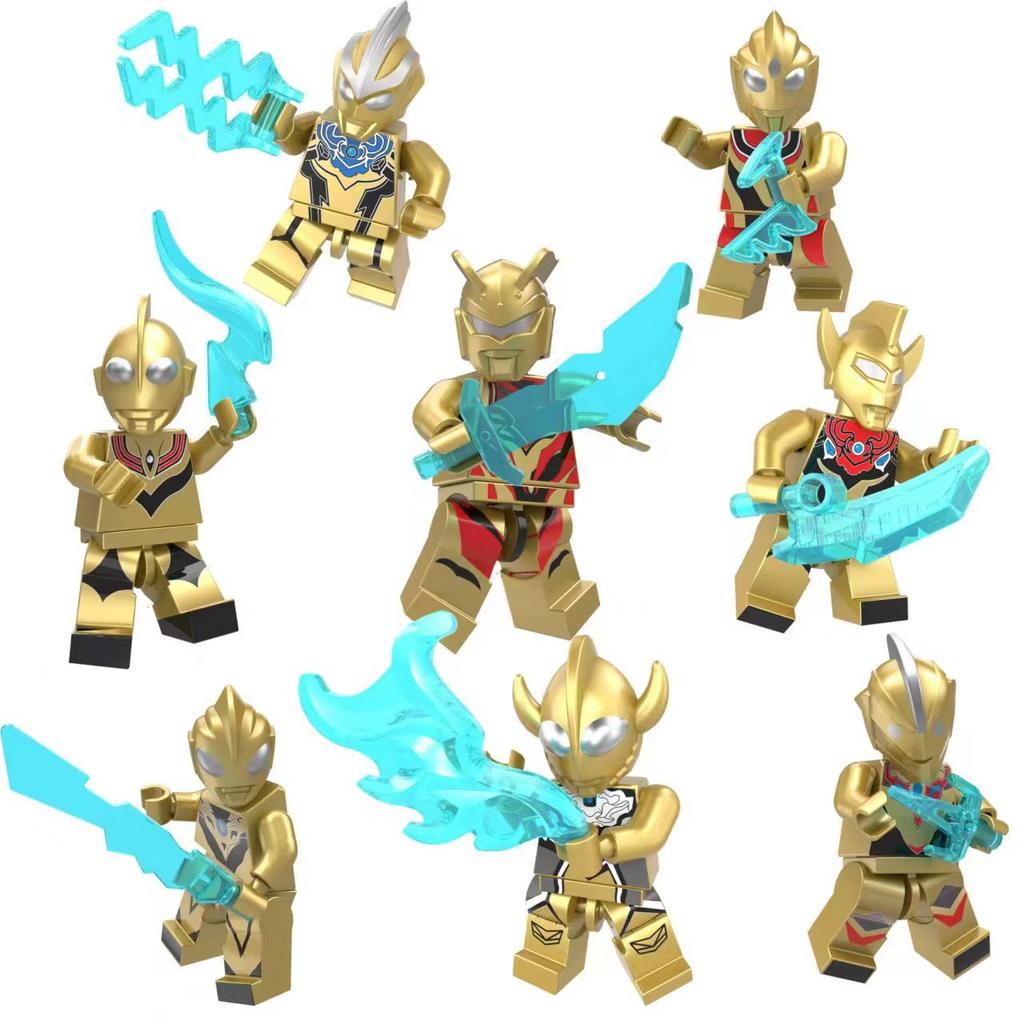 Figurine Blocuri de Construcție Set Păpuși Asamblare Particule Mici Cu Geantă Arme