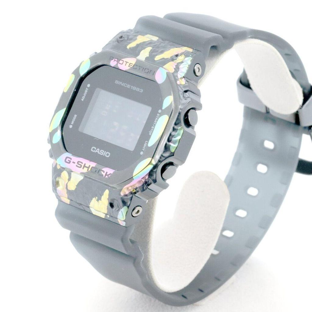 Used CASIO G-SHOCK GM-5640GEM-1JR Men's Gray Skeleton Quartz Watch Pawn Shop Listing