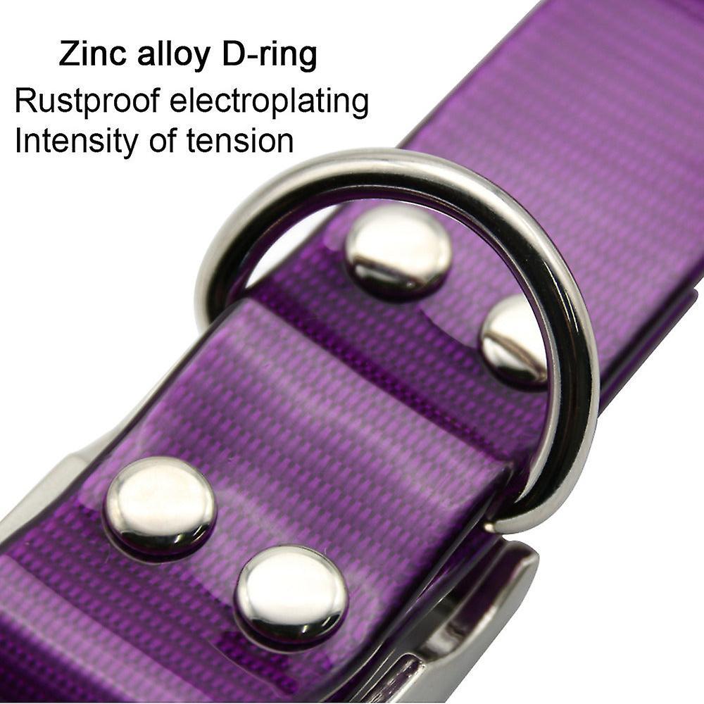 Pet Dog Collar New Fashion High Quality Tpu+nylon Waterproof Deodorant Resistant Dirt Easy Clean Collars 7 Colors Pet Supplies