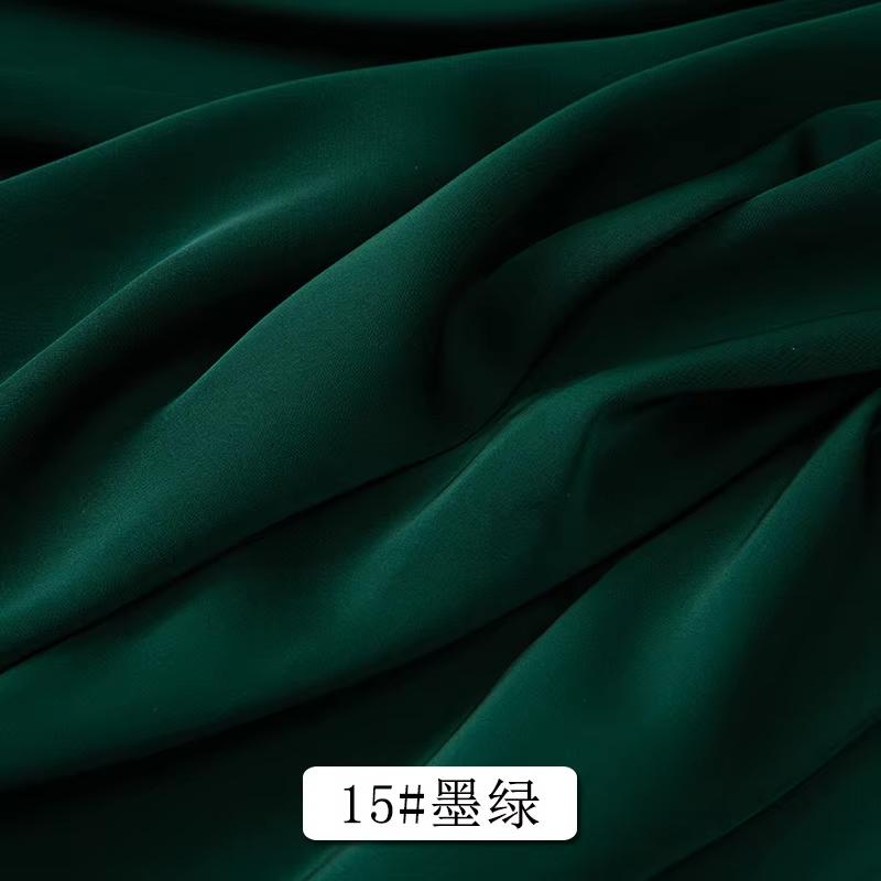 0.5m/1m/2m Soft Satin Chiffon Fabric For Clothing Skirts, Shirt Linings, Home Wear, Pajamas, Handmade DIY Fabric TJ22078
