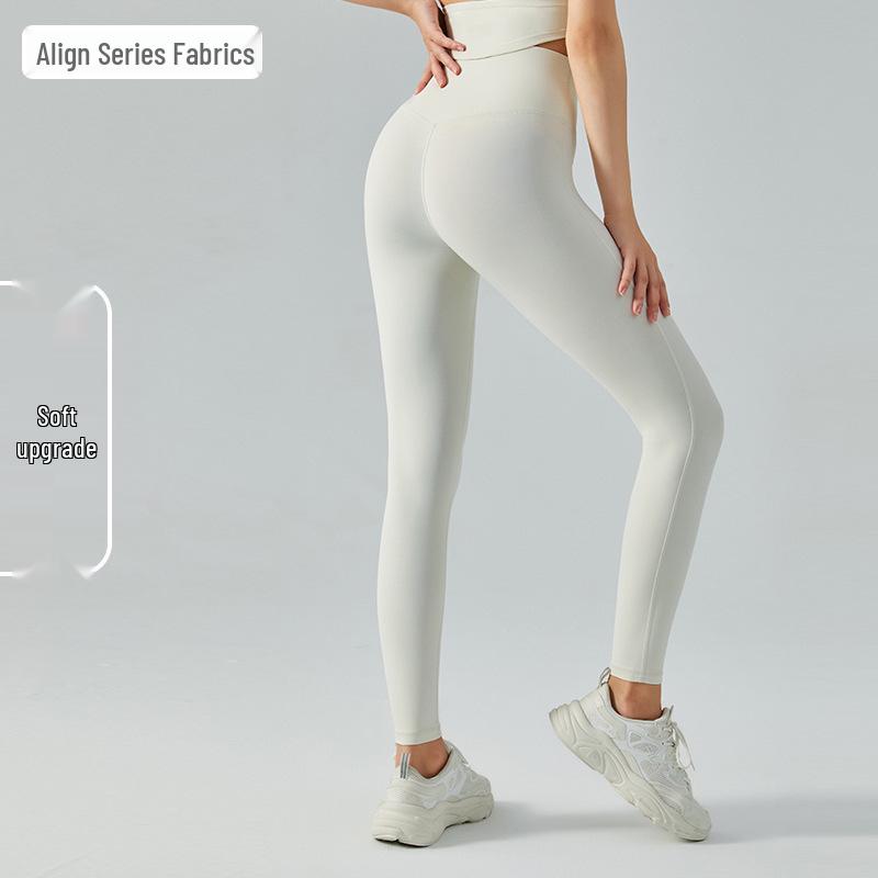 High Waist Nude Feel Seamless Yoga Pants for Women - Quick-Dry, Butt-Lifting, Tight Running Fitness Wear