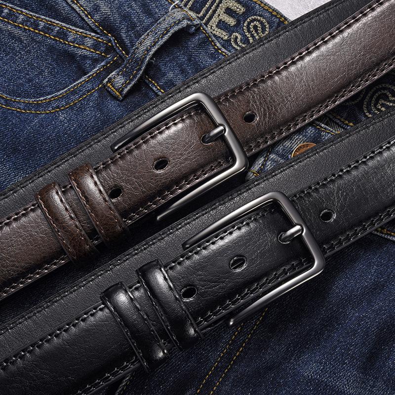 1pc New Men's Belt with Alloy Pin Buckle, Suitable for Casual, Business and Sports Occasions, Ideal as a Gift for Friends.