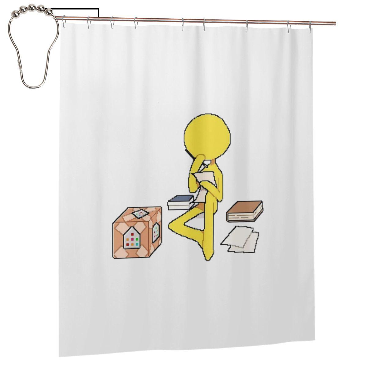 

Alan Animation Becker Music Shower Curtain Bathroom Polyester Waterproof Bath Curtains With Hooks W60H190(CM)-1 Pcs
