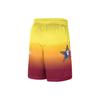 Nike x NBA Collaborative Dri-Fit Colorblock Graphic Print Drawstring Shorts Men bottoms Red DX6335-600