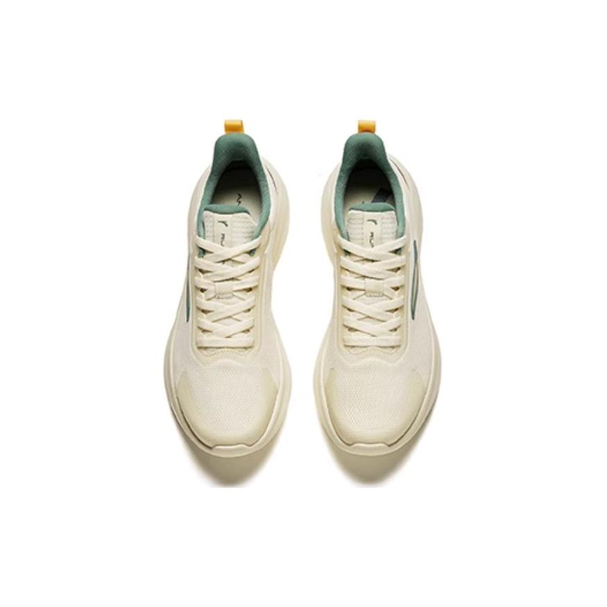 Anta Comfortable Shock Absorbing Wear Resistant Low Top Running Shoes Men Sneakers Off-White 912425576-1