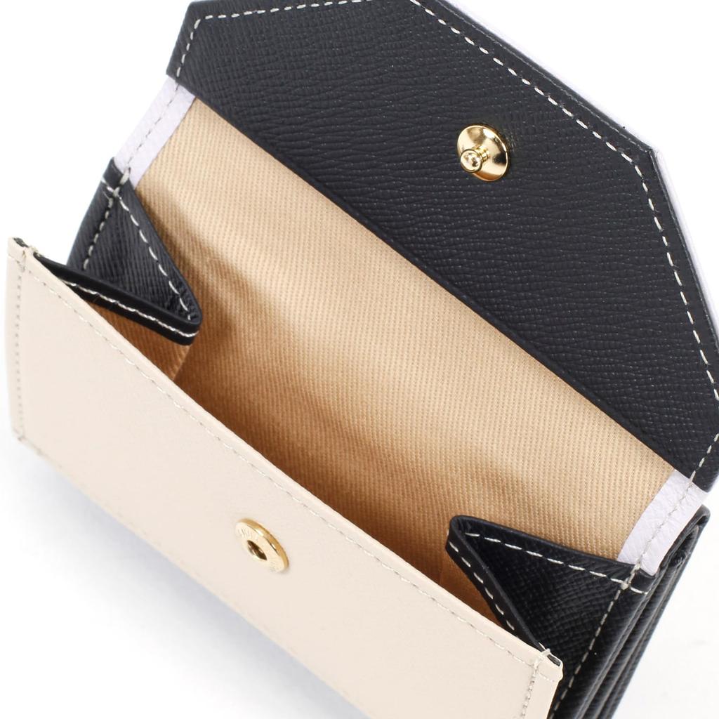 Wallet PH0786 Dark 10231 [Kitamura] 3-color Three-fold Blue/lavender [Navy]