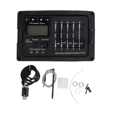 TEQ 5 Akustikgitarren-Vorverstärker Equalizer 5-Band Professioneller Gitarren-Vorverstärker EQ Equalizer mit