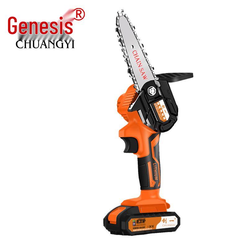 Chuangyi 6" & 12" Cordless Electric Chainsaw for Tree Logging and Woodworking