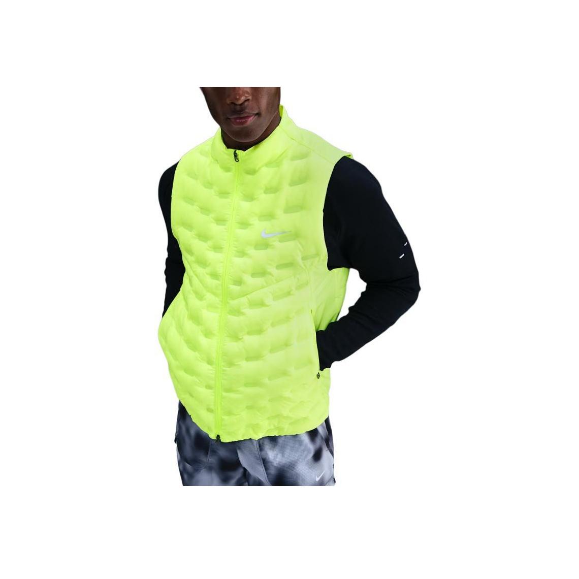 Мужской жилет Nike Therma-Fit Adv Repel Aeroloft с воротником-стойкой на молнии, водонепроницаемый, FB7542-702 XXL