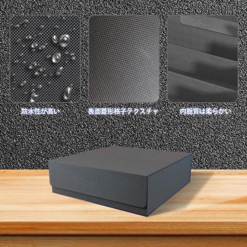 UNORUG Trekkers Card Box, Holds 1800 Cards (3 Columns), PU Leather, Vertical Card Storage, 24 Compartments, 3 Baffles, PU Leather Storage Box, Trading