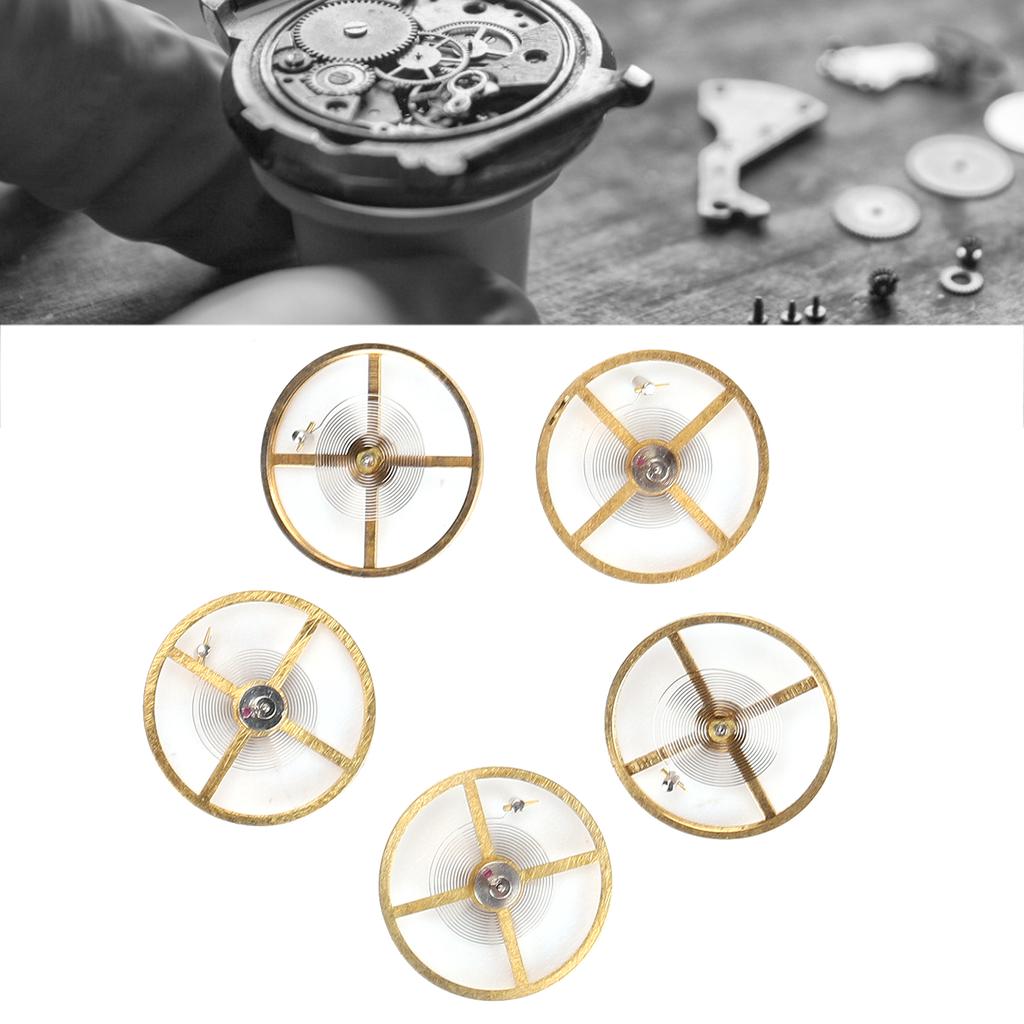 Watch Balance Wheel With Full Swing Hairspring Replacement for 8205 Movement Watch Repair Parts