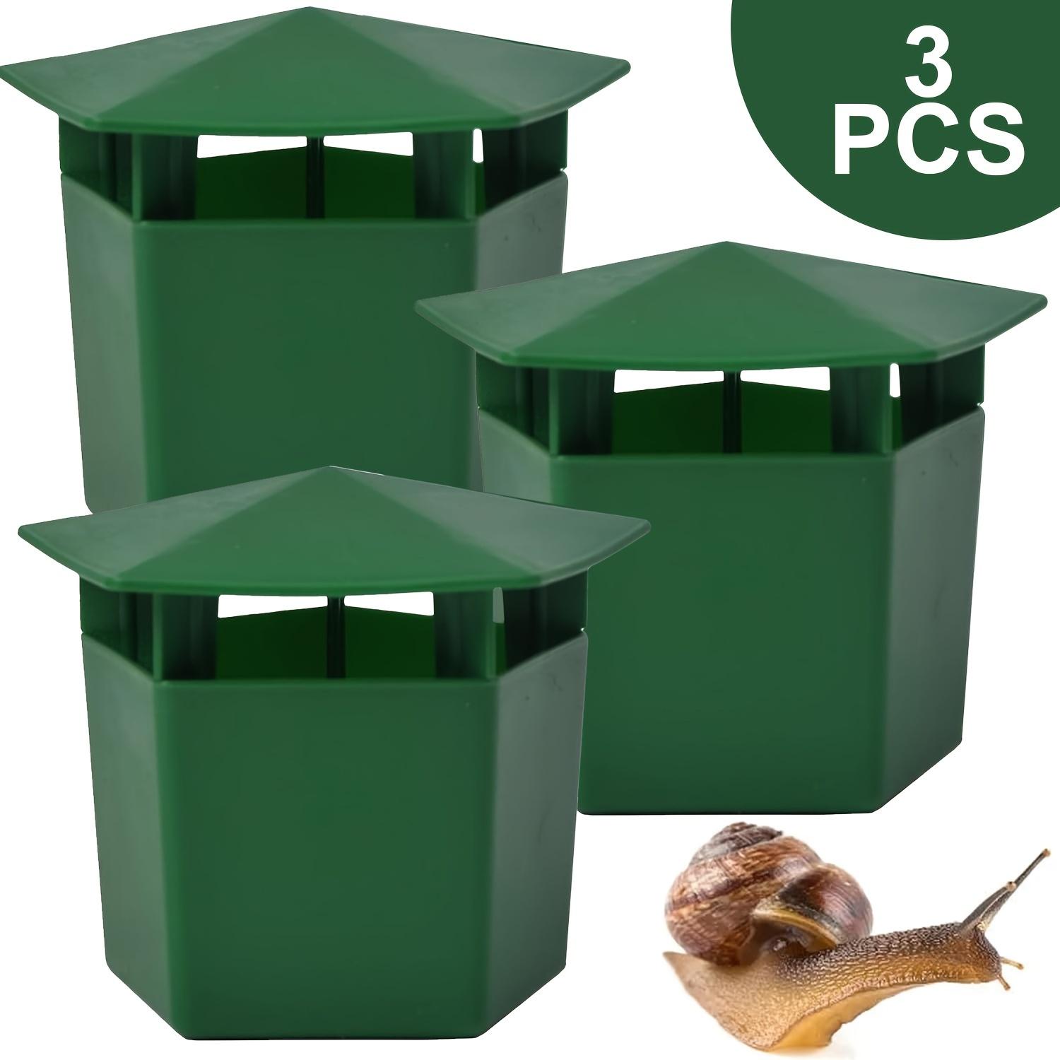 

3 шт. Зеленый АБС-пластик Клетка для улиток Ловушка для слизней Инструмент 3 PCS