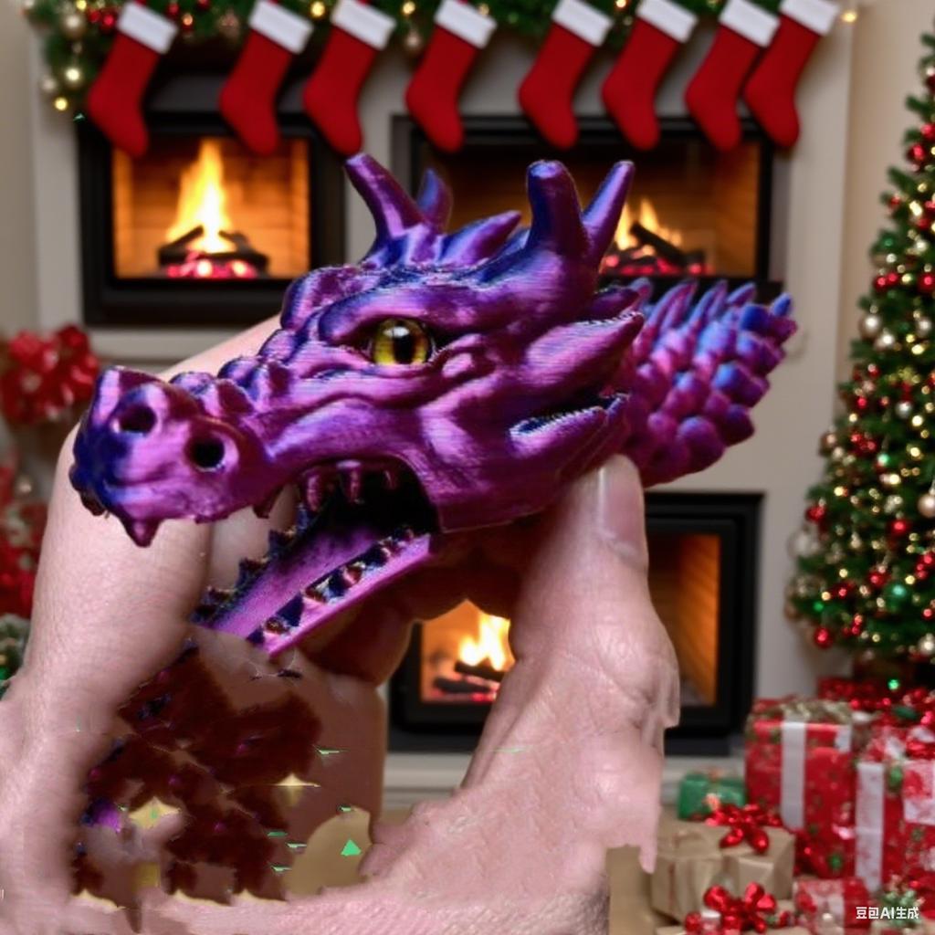 Home furnishings and decorations are worth collecting creative toy 60cm 3D printed Chinese dragon Full body joints that can move