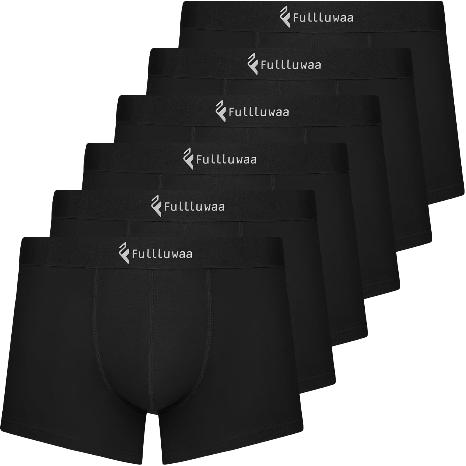 

Мужские боксеры Fullluwaa, с передней застежкой, набор из 6 штук, хлопок, влагоотводящие, быстросохнущие, с низкой посадкой