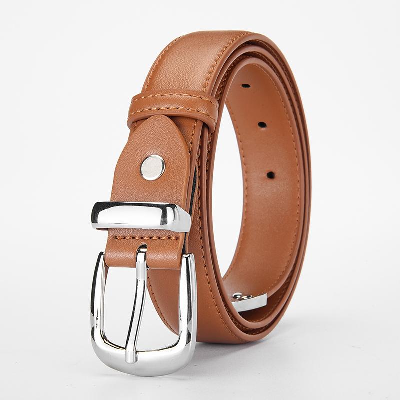 Fashion Women's Alloy Pin Buckle Belt Simple Jacket Dress Belt Accessories New Design Women's Birthday Gifts
