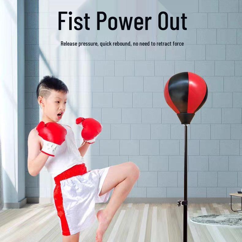 Children's Desktop Boxing Speed Ball Set - Suction Cup Reaction Trainer for Stress Relief