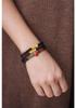 Small-Leaf Rosewood Buddhist Beads Bracelet - 0.8 Multiloop for Men & Women
