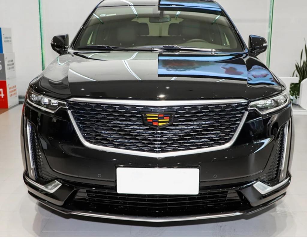 For Cadillac XT4 28T AWD Logo Letters ABS Car Front Grille Emblems Rear Trunk Decals Fender Badge Cover Sticker Auto Accessories