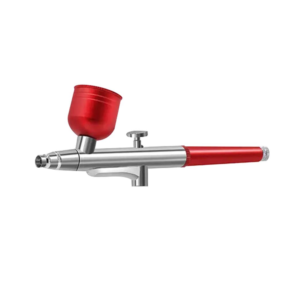 Airbrush Mini-Spritzpistole zum Malen Modellieren Kuchen Tragbare Farbspritzpistole 0,3 mm Düsen Airbrush-Spritzpistole mit Reinigungsset