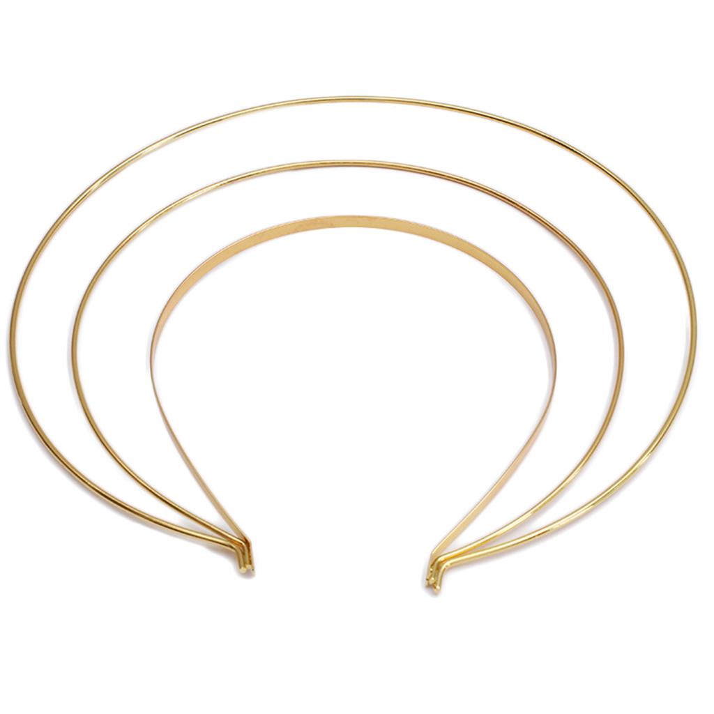 Fasce Metalliche Lisce per Capelli da Donna Fai da Te Artigianato Telaio Sottile in Filo d'Acciaio Fascia per Capelli