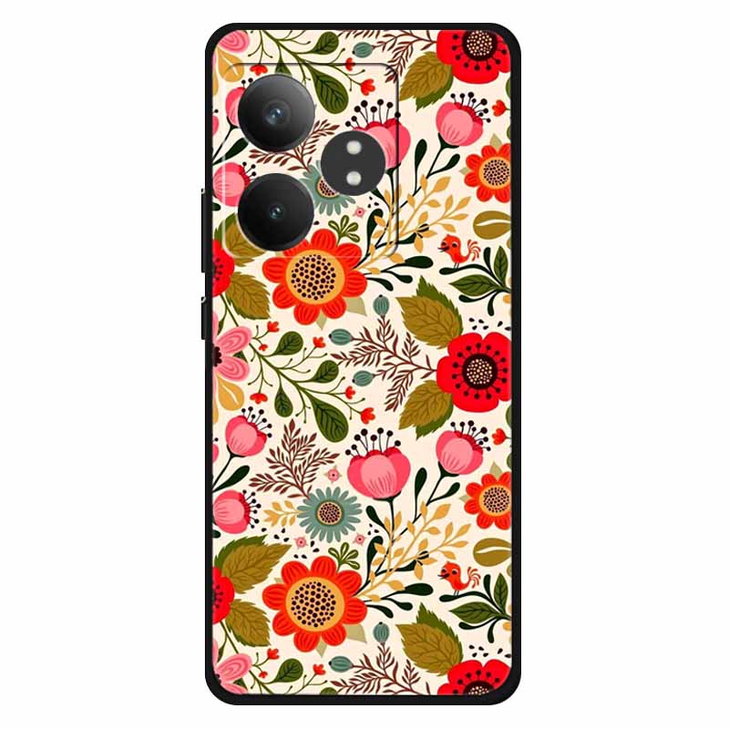 Funda For Realme GT 6T / GT 6 Cases Silicone Planet Painted TPU Soft Phone Back Cover For RMX3853 Protective Coque RMX3851  GT 6